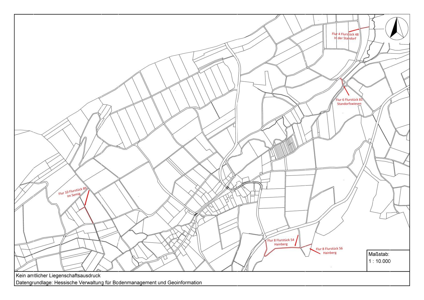 Gemarkung Grüsselbach - Gesamtübersicht