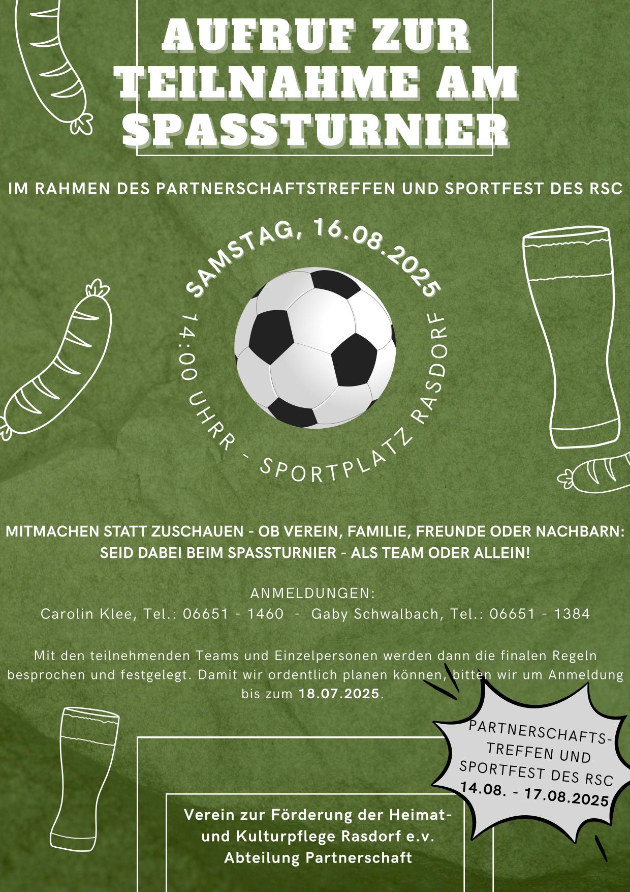 Spaßturnier 16.08.2025